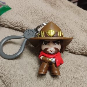 2017 OVERWATCH McCREE COLE CASSIDY BACKPACK HANGER NRMINT